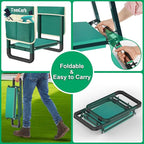 TomCare Garden Kneeler and Seat, 11.14" Kneeling Pad Sturdy Garden Bench | - Image 5