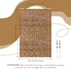 Bamboo Roll-up Shade, 2 Pack Roller Shutters Retro Curtains - Image 3