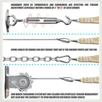 ColourTree CTSLT Custom Size Order to Make 7' x 8' x 10.6' Red Right Triangle - Image 7