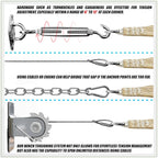 ColourTree CTSLT Custom Size Order to Make 12' x 22' x 25.1' Beige Right - Image 7