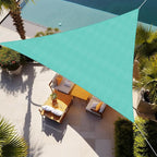 Shade&Beyond Custom Sun Shade Sail 15'X19'X24.2'Triangle Sun Sail Shades Patio by ShadeBeyond