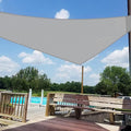 Windscreen4less 2' x 2' x 2' Sun Shade Sail Triangle Outdoor Canopy Cover UV by Windscreen4less