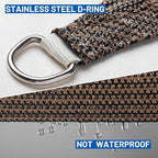 Sun Shade Sail 10'x12'x15.6' Brown Triangle Shade Cover Custom Size | 95% UV - Image 6