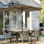 9 FT Patio Umbrella for Outdoor, Outdoor Table Umbrella - Image 2