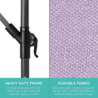 Best Choice Products 10ft Offset Cantilever Hanging Market Patio Umbrella - Image 6