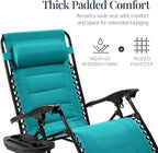 Best Choice Products Oversized Padded Zero Gravity Chair, Folding Outdoor Patio - Image 4