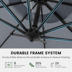 9' x 12' Cantilever Offset Patio Umbrella - Image 7
