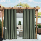 NICETOWN 2 PCs Waterproof Outdoor Curtains by NICETOWN