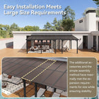 Aoxun 24’x10’ Gazebo for Patio, Gazebo Pergola - Image 3