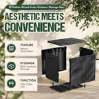 Devoko 29 Gallon Deck Box, Waterproof Resin Outdoor Storage Box | Lockable and - Image 3