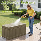 Devoko 78 Gallon Deck Box, Waterproof Resin Outdoor Storage Box | Outdoor - Image 7