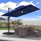 JZAC & QZYD 9x9 FT Cantilever Offset Patio Umbrella by JZACQZYDpatioumbrella
