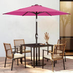 7.5FT Patio Umbrella Table Market Umbrella w/Tilt and Crank, Heavy-Duty Outdoor - Image 2