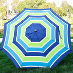 9' Outdoor Patio Umbrella, Outdoor Table Umbrella, Yard Umbrella, Market - Image 4
