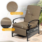 SUNCROWN Outdoor Adjustable Recliner Chair - Image 6