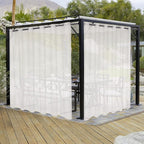 LORDTEX Burlap Linen Look Outdoor Curtain by LORDTEX