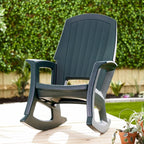Rockaway Heavy Duty All Weather Patio or Deck Rocking Chair, and Patio - Image 2