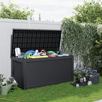 320 Gallon Outdoor Deck Box, Lockable Waterproof Outdoor Storage Boxes - Image 7
