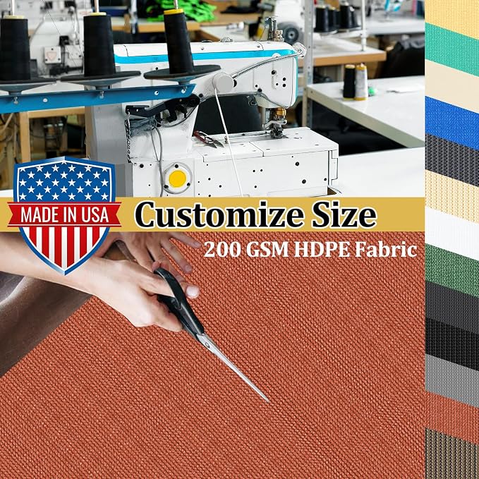 Shade&Beyond Customized Size 9' X 10' Shade Cloth - Image 3