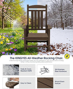 Oversized Outdoor Rocking Chair - Image 5