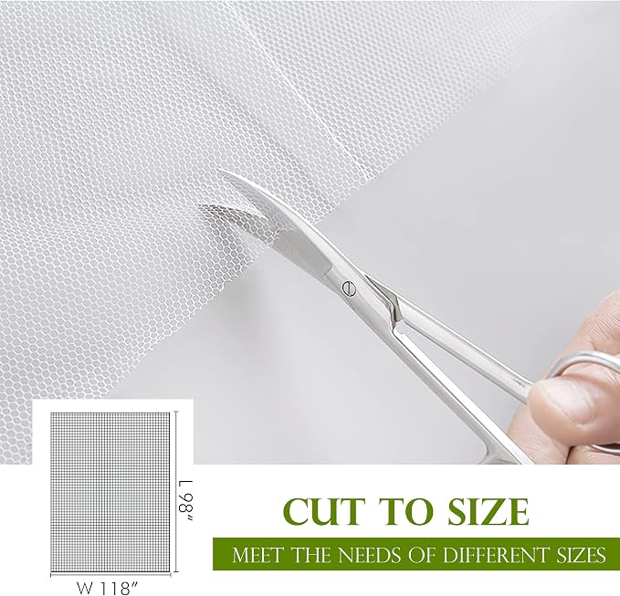 RYB HOME Mosquito Net Outdoor Curtains - Image 6