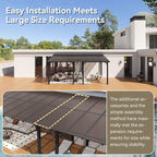 Aoxun 18’x10’ Gazebo for Patio, Gazebo Pergola - Image 3