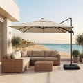 10x10 FT Patio Cantilever Umbrella by VEGOND