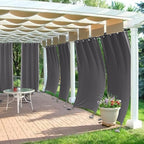 RYB HOME Outdoor Curtains for Patio Waterproof, Windproof - Image 3