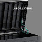 Outdoor Storage Box, 270 Gallon Waterproof Deck Box, Super-Sized Gas-Spring - Image 6