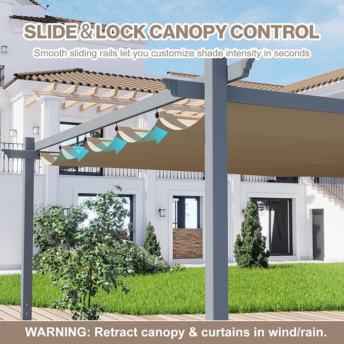 10 x 12 ft Outdoor Pergola - Image 4