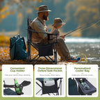 ALPHA CAMP Oversized Fully Padded Camping Chairs - Image 9