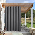 NICETOWN Blackout Outdoor Patio Curtain & Drape Waterproof, Top and Bottom by NICETOWN