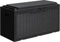 Greesum 100 Gallon Resin Deck Box, Outdoor Storage by BuynowfromGreesum