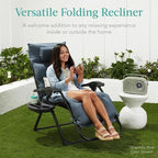 Best Choice Products Oversized Zero Gravity Chair, Folding Outdoor Patio - Image 8