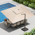10 X 13 FT Cantilever Patio Umbrella Outdoor by Ombrellon