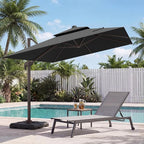 10x10 FT Patio Cantilever Umbrella by VEGOND