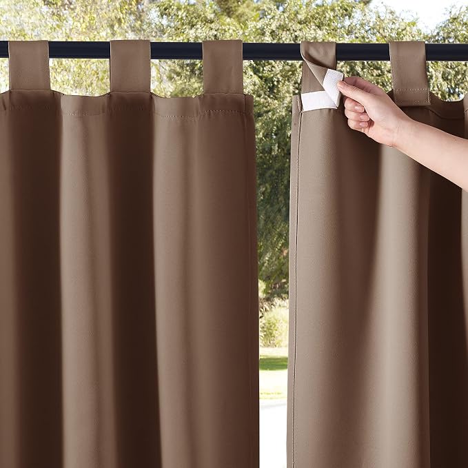 NICETOWN 2 Panels Outdoor Curtainss by NICETOWN