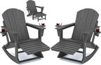 Adirondack Rocking Chair Set of 2 by KINGYES