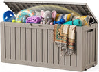EFU Outdoor Storage Box Waterproof, 130 Gal Gen 2 Resin Deck Box by EFU
