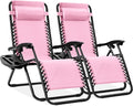 Best Choice Products Set of 2 Adjustable Steel Mesh Zero Gravity Lounge Chair by Unknown