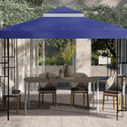 10x10 FT Gazebo Replacement Top, Canopy Replacement Cover Double Tiered - Image 5
