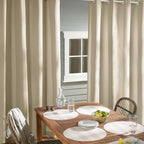 TOWN & COUNTRY BASICS Cabana Solid Heavyweight Indoor Outdoor Curtains - Image 4