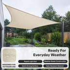 USA Based, Premium Outdoor Sun Sail Shade – UV Protection Canopy - Image 4