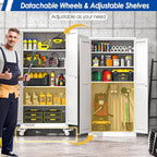 GAIOUS Metal Garage Storage Cabinet - Image 3