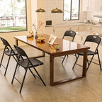 Bonnlo 10-Pack Black Plastic Folding Chairs, Portable Seat - Image 7