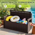 Greesum 80 Gallon Heavy-Duty Outdoor Storage Bench - Image 7