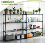 Ohuhu Plant Greenhouse Shelves 4 Tier 2 Pack Extra-Wide Stable Green House - Image 8