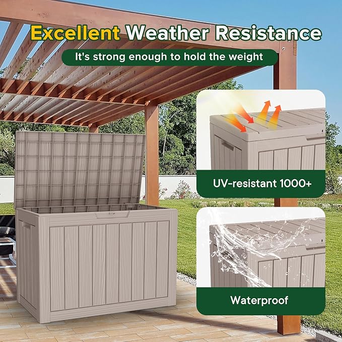 ROJIK Outdoor Storage Housing Deck Box - Image 4