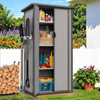 U-MAX Resin Outdoor Storage Cabinet, Waterproof, Reinforced Floor - Image 6
