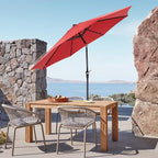 OLIXIS 9ft Patio Table Umbrella, Outdoor Patio Umbrella - Image 6